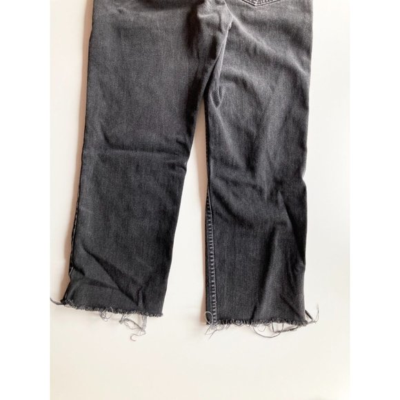 Men's Vintage 2000's LEVI'S 516 Faded Black Slim Fit Straight Leg Jeans, Size 33 - Picture 8 of 13